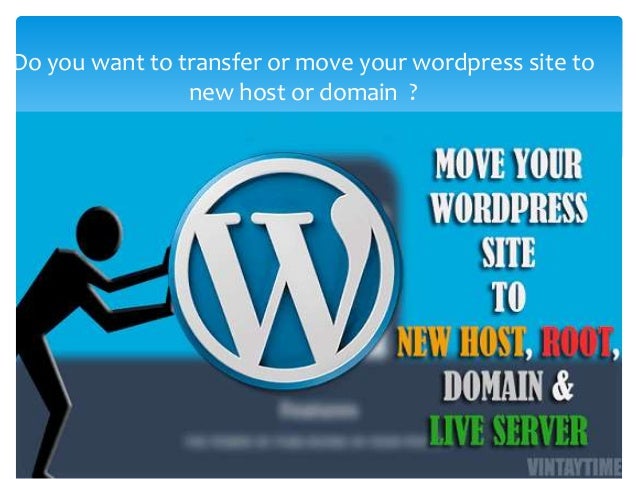 Migración manual de WordPress